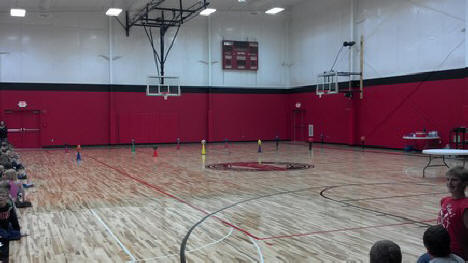 New Charter School gym, Echo Minnesota, 2018