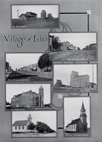 Multiple scenes, Echo Minnesota, 1914