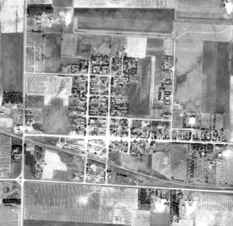 Aerial Photo, Echo Minnesota, 1939