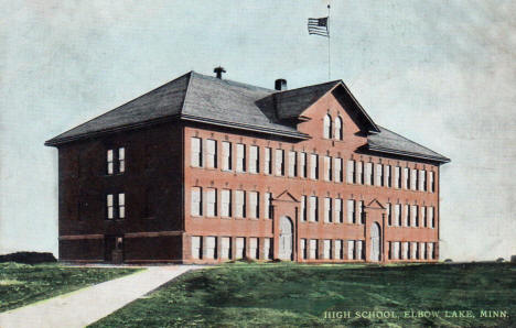 High School, Elbow Lake Minnesota, 1908