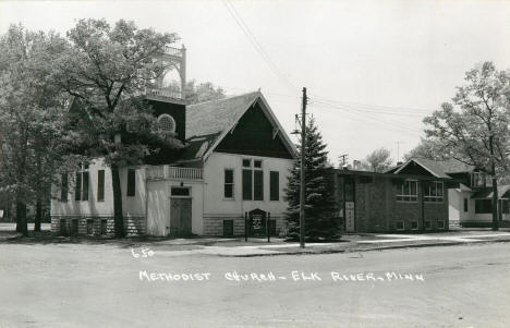 Methodist Church, Elk River Minnesota, 1950's