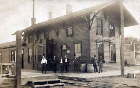 Railroad Depot, Ellsworth Minnesota, 1910's