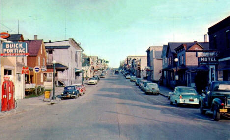 Street scene, Ely Minnesota, 1950's