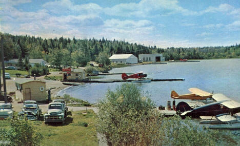 Seaplane base on Shagawa Lake, Ely Minnesota, 1950's