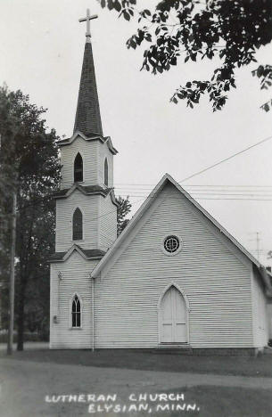 Lutheran Church, Elysian Minnesota, 1950's