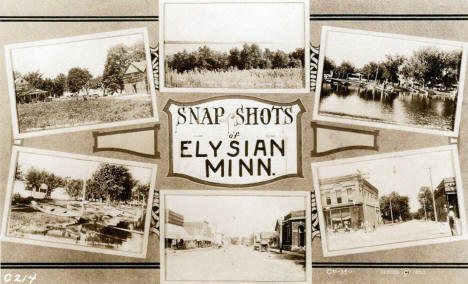 Multiple views, Elysian Minnesota, 1923