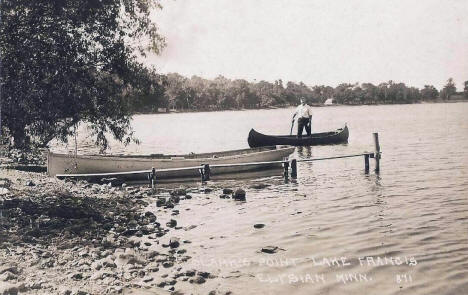 Clark's Point, Lake Francis, Elysian Minnesota, 1924