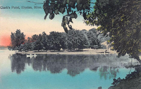 Clark's Point, Elysian Minnesota, 1910