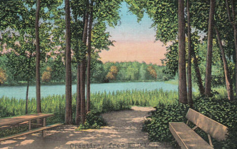 Lake scene, Erskine Minnesota, 1939