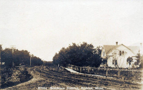 Residence District, Erskine Minnesota, 1926