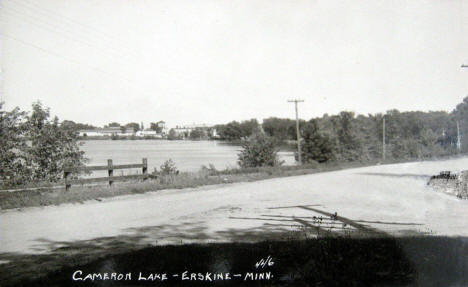 Cameron Lake, Erskine Minnesota. 1940's