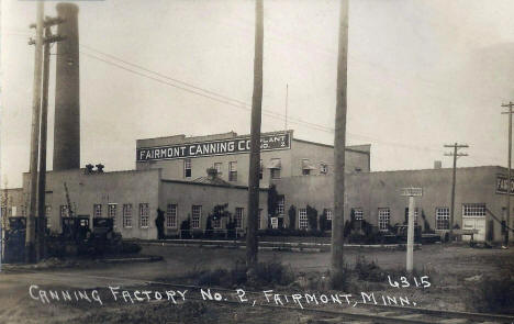 Canning Factory #2, Fairmont Minnesota, 1920's