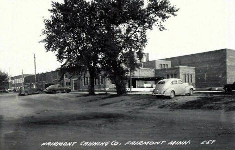 Fairmont Canning Company, Fairmont Minnesota, 1940's