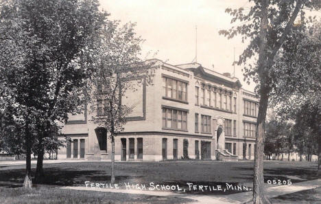 Fertile High School, Fertile Minnesota, 1930's