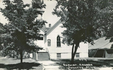 Baptist Church, Fosston Minnesota, 1940's