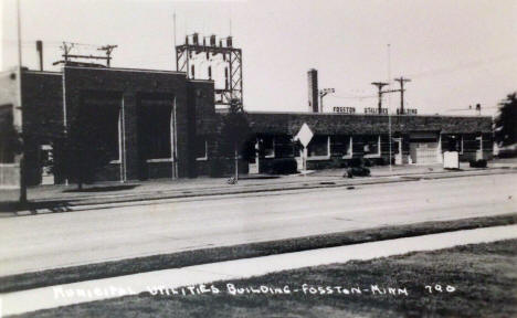 Public Utilities Building, Fosston Minnesota, 1960's