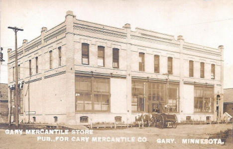 Gary Mercantile Store, Gary Minnesota, 1907