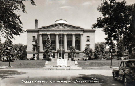 Sibley County Courthouse, Gaylord Minnesota, 1940's