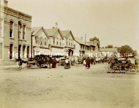 Hennepin Avenue looking north, Glencoe Minnesota, 1897