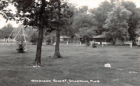 Woodlawn Resort, Glenwood Minnesota, 1940's