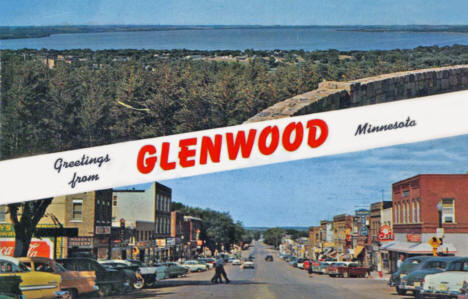Greetings from Glenwood Minnesota, 1950's