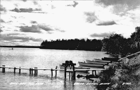 Sugar Lake aka Siseebakwet Lake, Grand Rapids Minnesota, 1940's