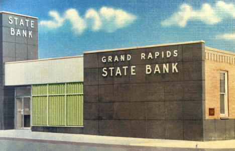 Grand Rapids State Bank, Grand Rapids Minnesota, 1955