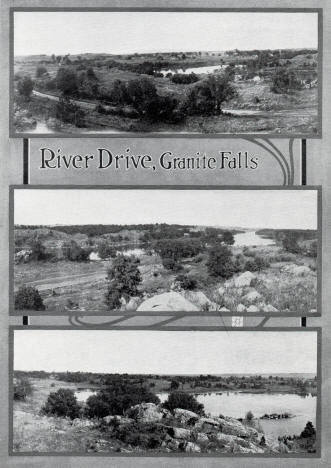 River Drive, Granite Falls Minnesota, 1914