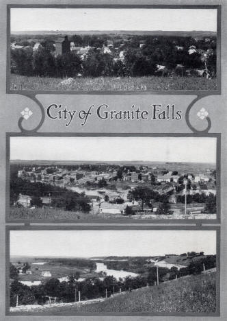 Multiple views, Granite Falls Minnesota, 1914