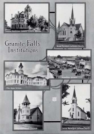 Multiple views, Granite Falls Minnesota, 1914