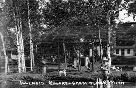 Illinois Resort, Hackensack Minnesota, 1940's