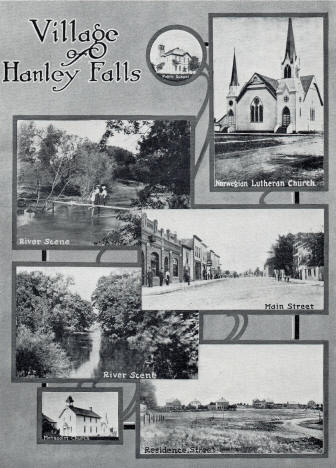 Multiple scenes, Hanley Falls Minnesota, 1914