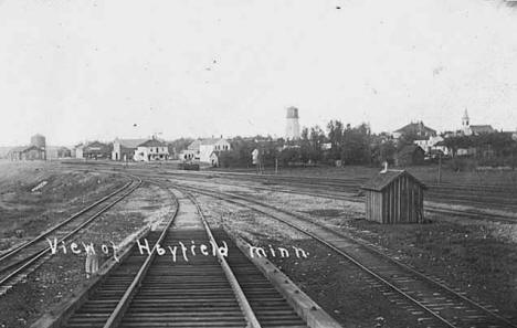 View of Hayfield Minnesota, 1908
