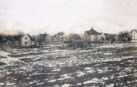 View of South Hayfield Minnesota, 1910