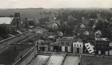 Storm Damage, Hayfield Minnesota, 1920's