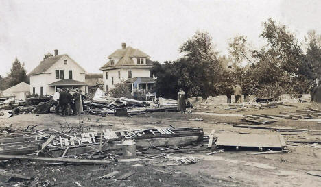 Storm Damage, Hayfield Minnesota, 1920's