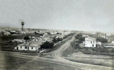 Birds eye view, Hendricks Minnesota, 1907