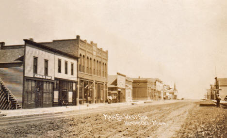 West side of Main Street, Hendricks Minnesota, 1911