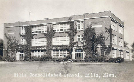 Hills Consolidated School, Hills Minnesota, 1936