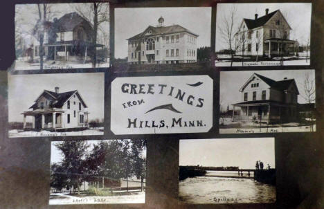 Multiple views, Hills Minnesota, 1910