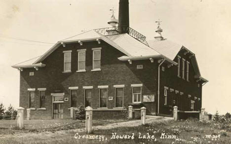 Creamery, Howard Lake Minnesota, 1910