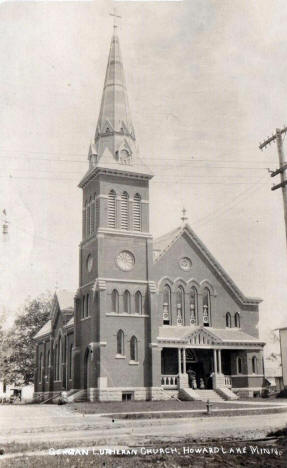 German Lutheran Church, Howard Lake Minnesota, 1910's