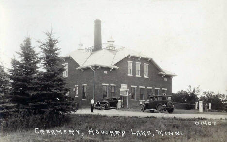 Creamery, Howard Lake Minnesota, 1930's