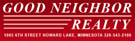 Good Neighbor Realty, Howard Lake Minnesota