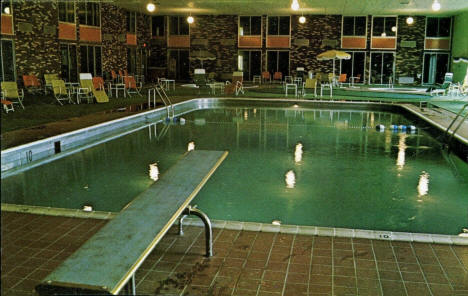 Pool at the Holiday Inn, International Falls Minnesota, 1970's