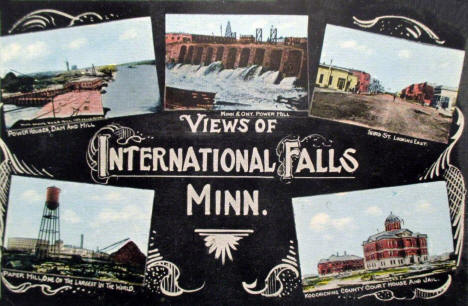Views of International Falls Minnesota, 1910's