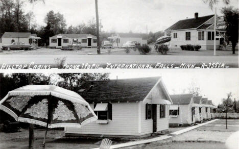 Hilltop Cabins, International Falls Minnesota, 1950's