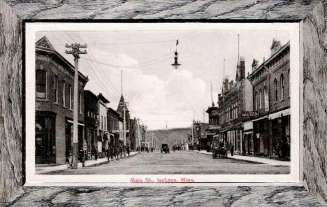 Main Street, Jackson Minnesota, 1910's