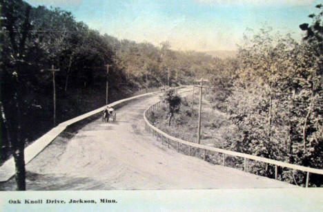 Oak Knoll Drive, Jackson Minnesota, 1910's