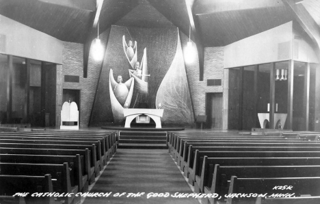 Catholic Church of the Good Shepherd, Jackson Minnesota, 1960's